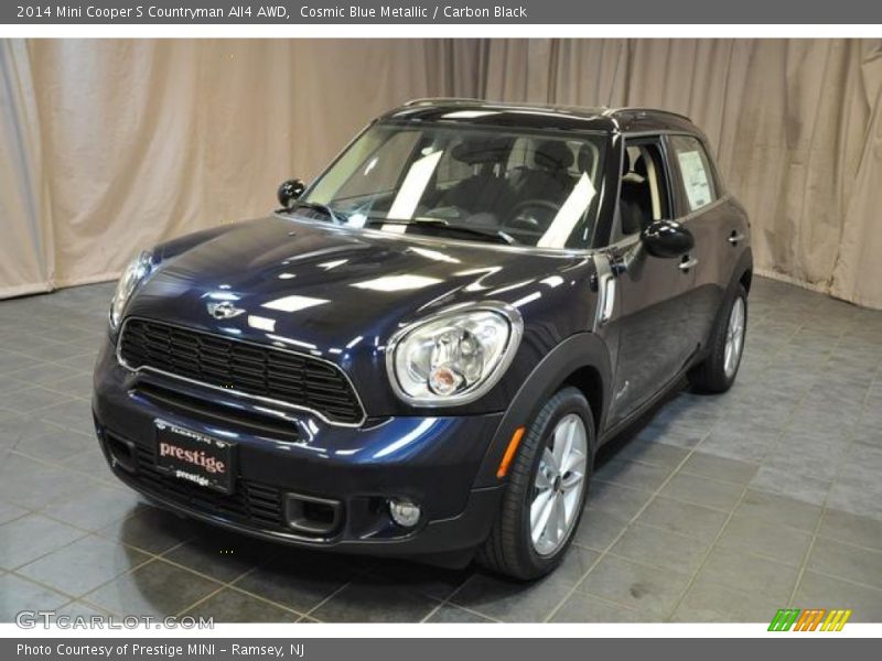 Cosmic Blue Metallic / Carbon Black 2014 Mini Cooper S Countryman All4 AWD