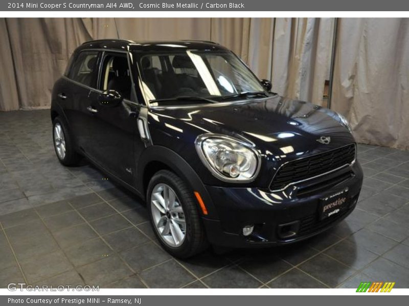 Cosmic Blue Metallic / Carbon Black 2014 Mini Cooper S Countryman All4 AWD