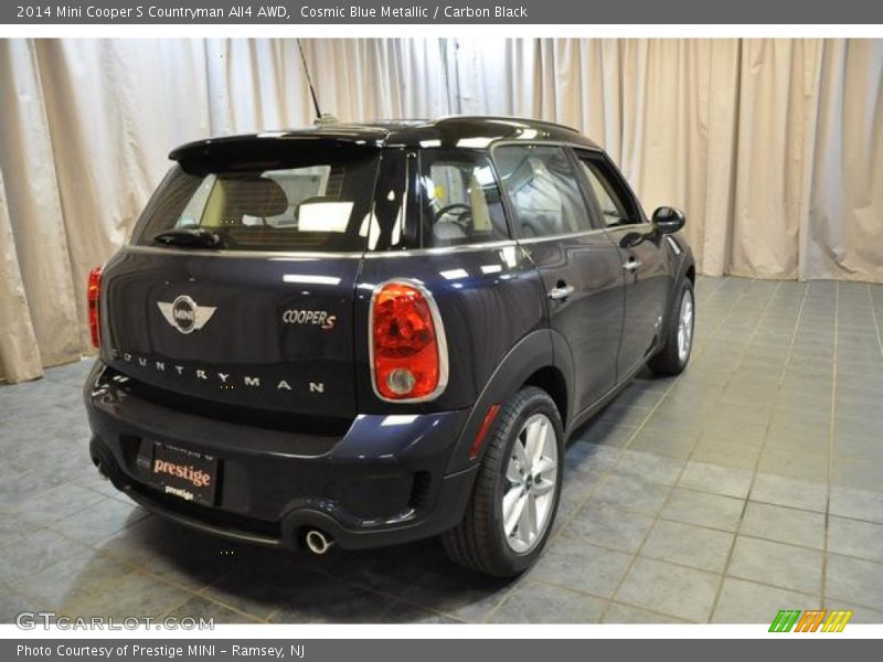 Cosmic Blue Metallic / Carbon Black 2014 Mini Cooper S Countryman All4 AWD