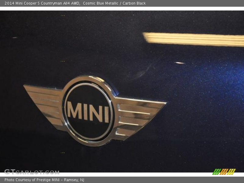 Cosmic Blue Metallic / Carbon Black 2014 Mini Cooper S Countryman All4 AWD