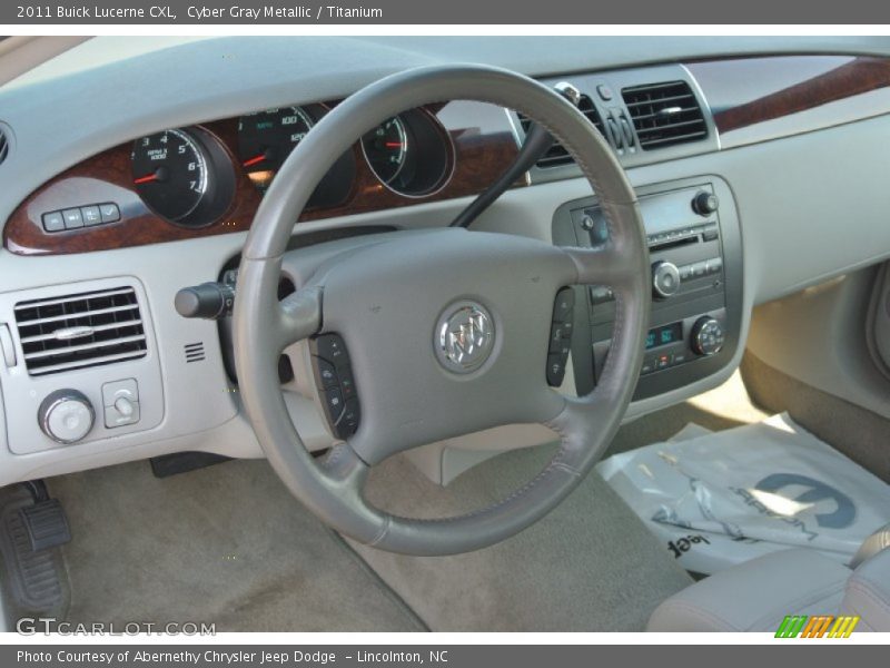 Cyber Gray Metallic / Titanium 2011 Buick Lucerne CXL