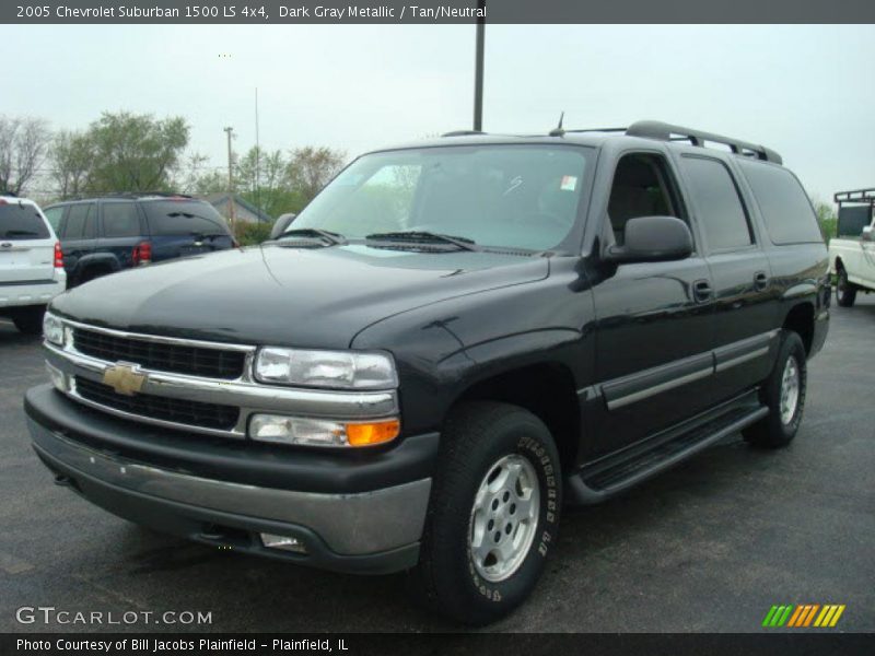 Dark Gray Metallic / Tan/Neutral 2005 Chevrolet Suburban 1500 LS 4x4