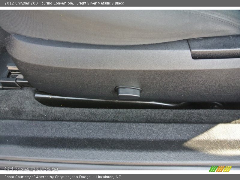 Bright Silver Metallic / Black 2012 Chrysler 200 Touring Convertible