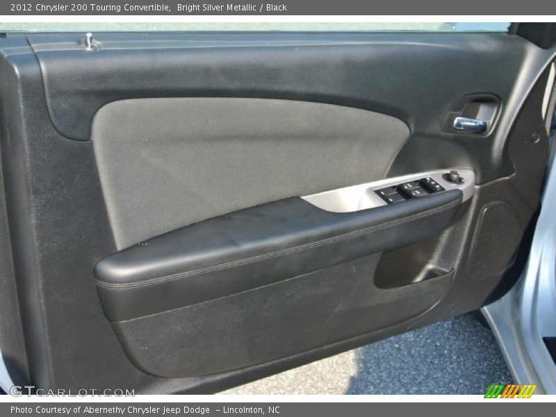 Bright Silver Metallic / Black 2012 Chrysler 200 Touring Convertible