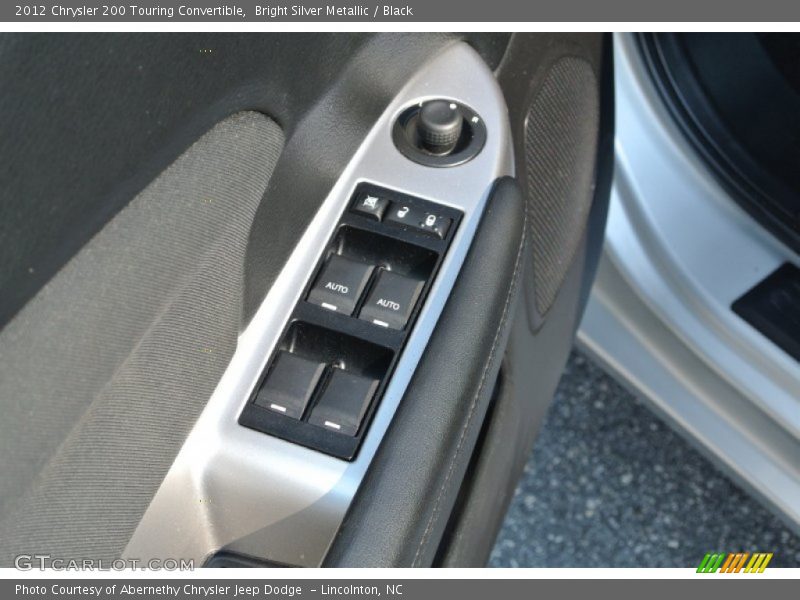 Bright Silver Metallic / Black 2012 Chrysler 200 Touring Convertible