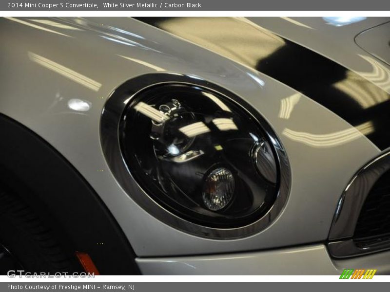 White Silver Metallic / Carbon Black 2014 Mini Cooper S Convertible