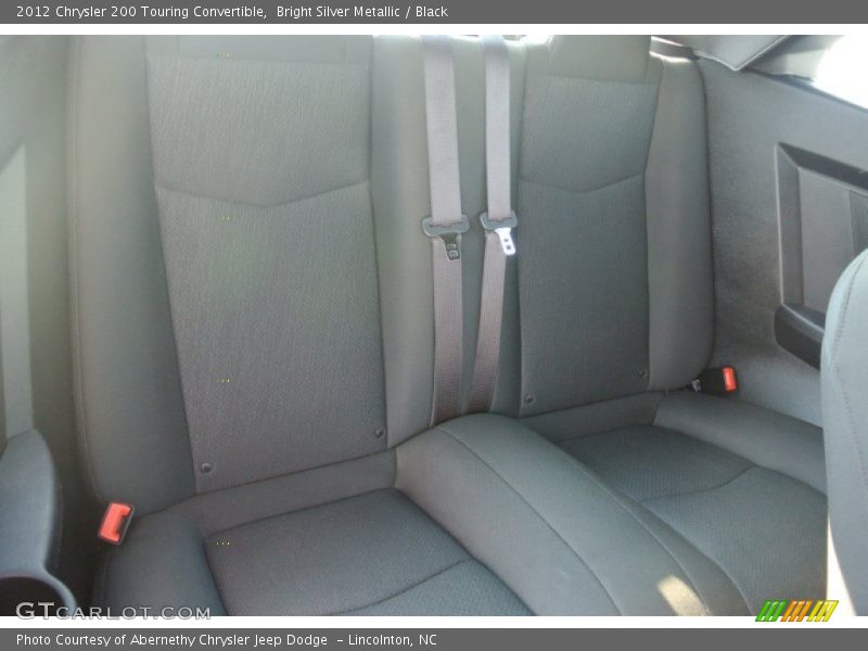 Bright Silver Metallic / Black 2012 Chrysler 200 Touring Convertible