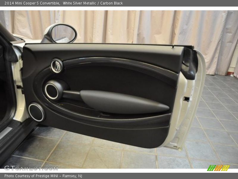 White Silver Metallic / Carbon Black 2014 Mini Cooper S Convertible