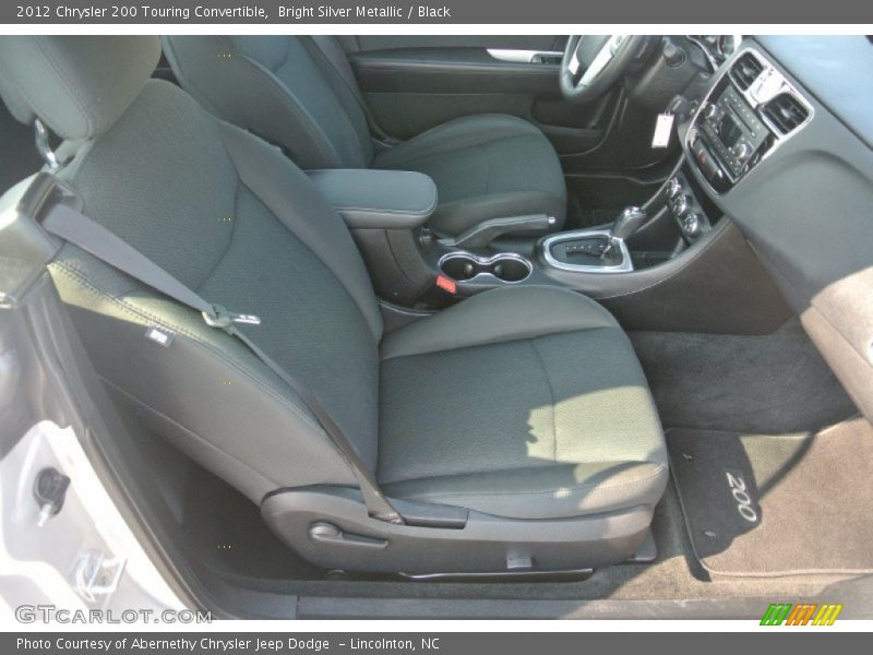 Bright Silver Metallic / Black 2012 Chrysler 200 Touring Convertible
