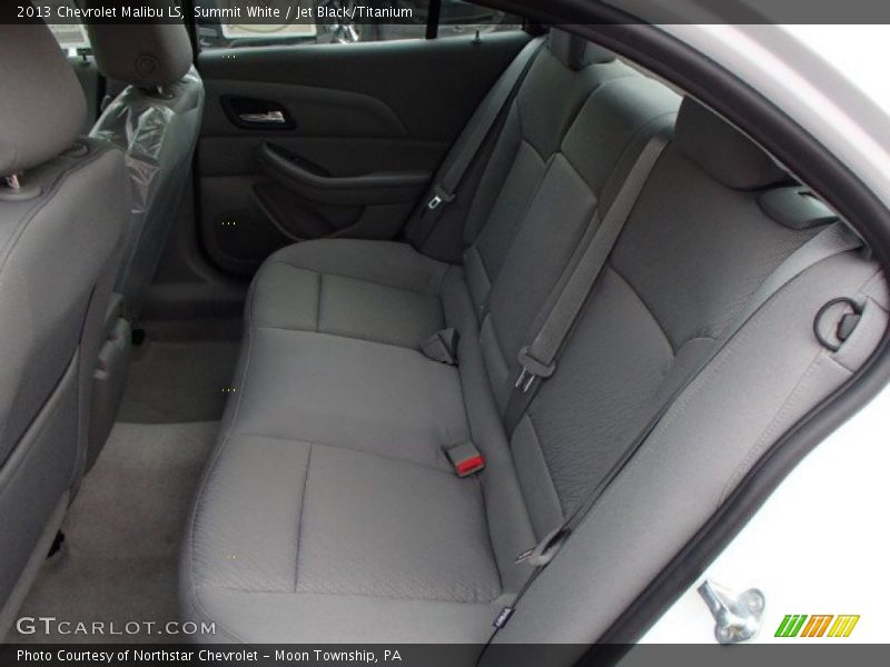 Summit White / Jet Black/Titanium 2013 Chevrolet Malibu LS