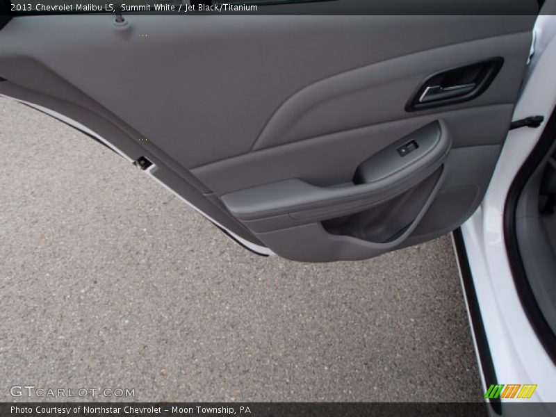 Summit White / Jet Black/Titanium 2013 Chevrolet Malibu LS