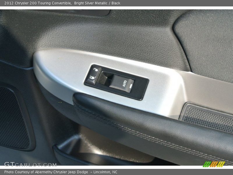 Bright Silver Metallic / Black 2012 Chrysler 200 Touring Convertible
