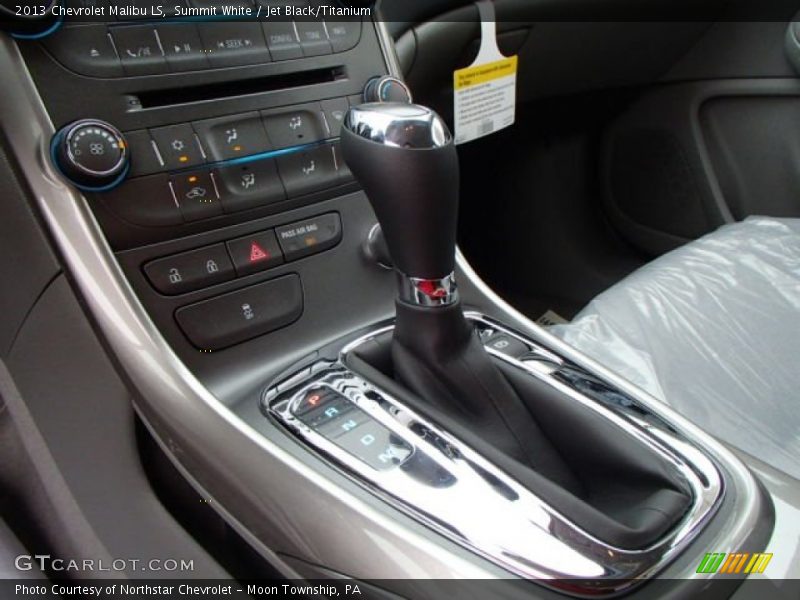 Summit White / Jet Black/Titanium 2013 Chevrolet Malibu LS