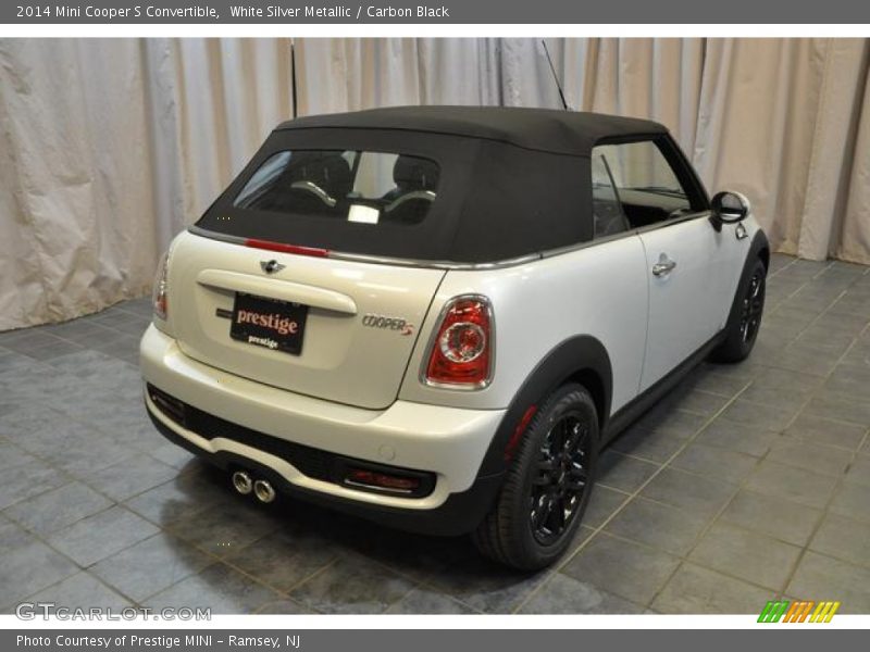 White Silver Metallic / Carbon Black 2014 Mini Cooper S Convertible