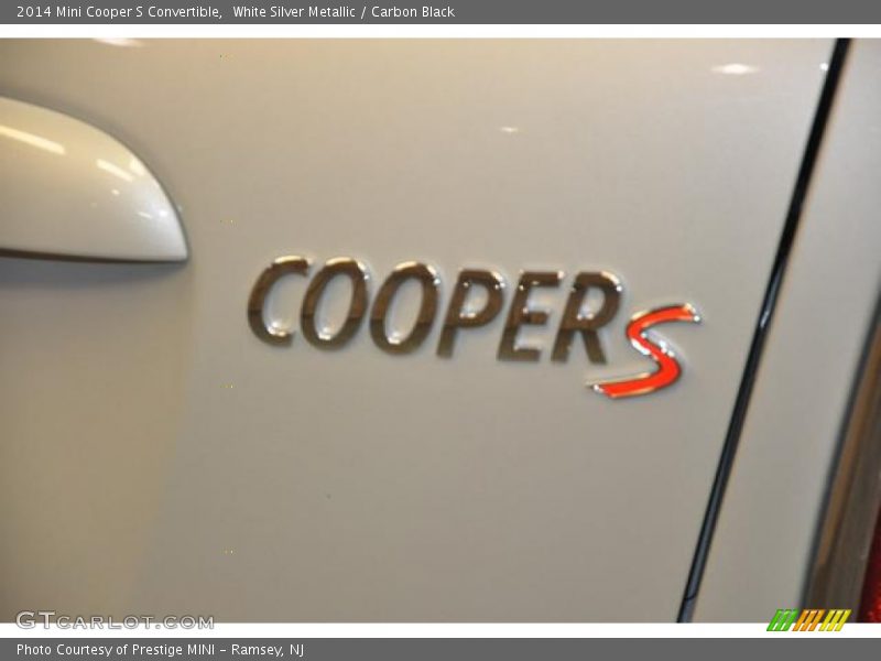 White Silver Metallic / Carbon Black 2014 Mini Cooper S Convertible