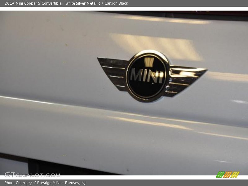 White Silver Metallic / Carbon Black 2014 Mini Cooper S Convertible