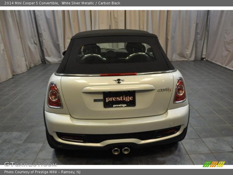 White Silver Metallic / Carbon Black 2014 Mini Cooper S Convertible