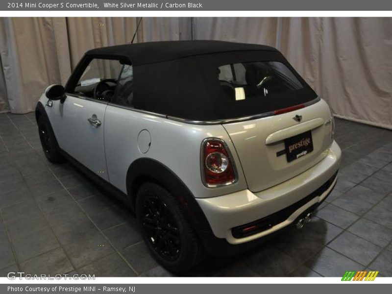 White Silver Metallic / Carbon Black 2014 Mini Cooper S Convertible