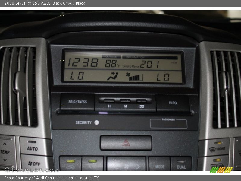 Black Onyx / Black 2008 Lexus RX 350 AWD