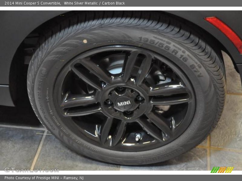 White Silver Metallic / Carbon Black 2014 Mini Cooper S Convertible