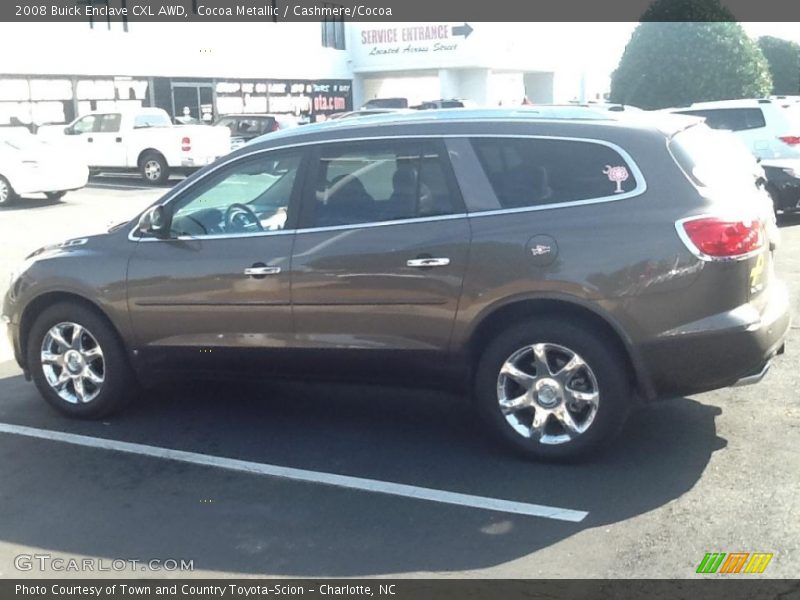 Cocoa Metallic / Cashmere/Cocoa 2008 Buick Enclave CXL AWD
