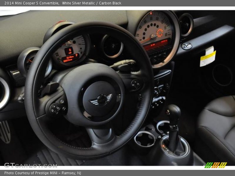 White Silver Metallic / Carbon Black 2014 Mini Cooper S Convertible