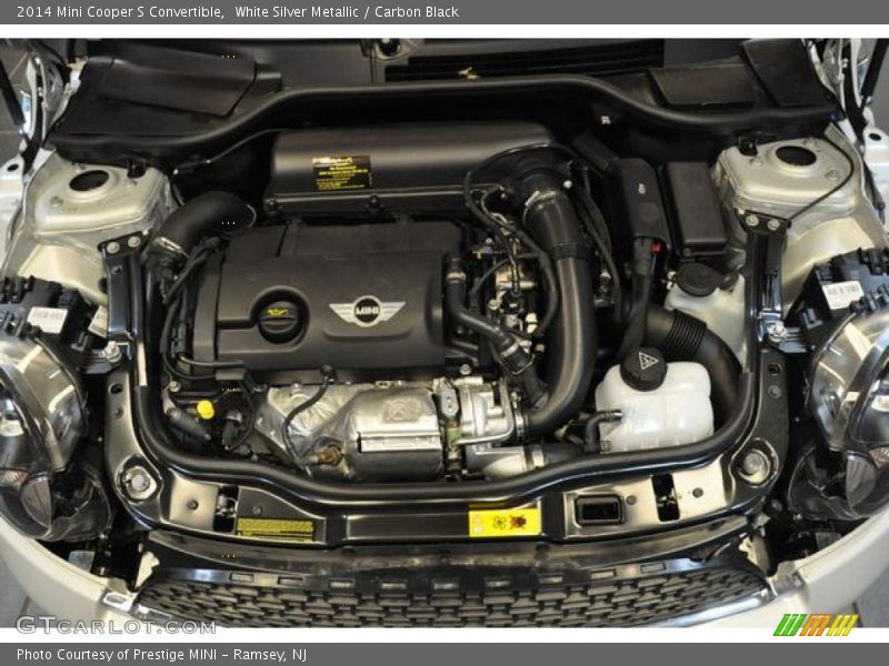 White Silver Metallic / Carbon Black 2014 Mini Cooper S Convertible