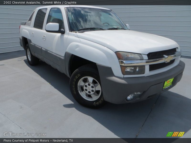 Summit White / Graphite 2002 Chevrolet Avalanche