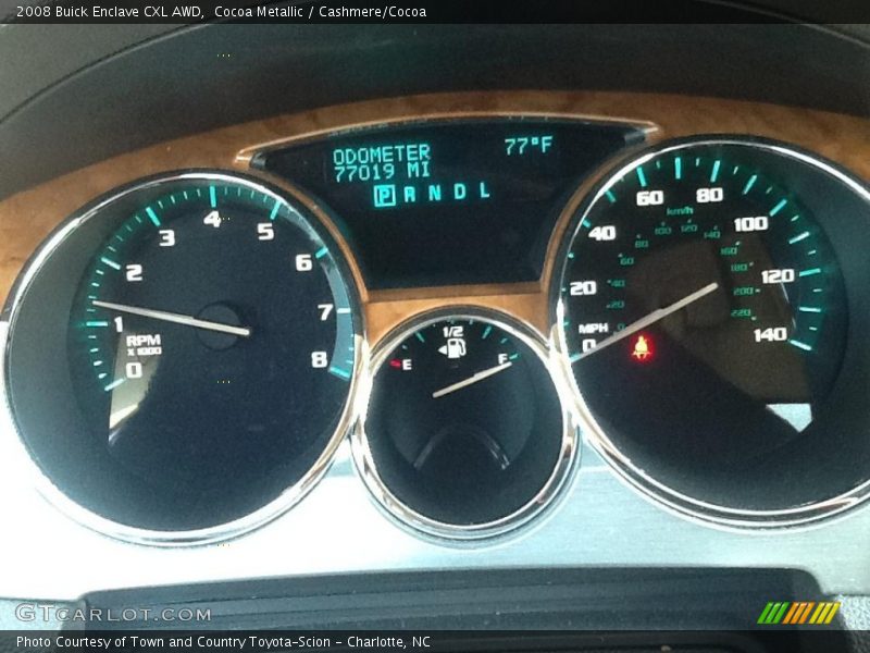 Cocoa Metallic / Cashmere/Cocoa 2008 Buick Enclave CXL AWD