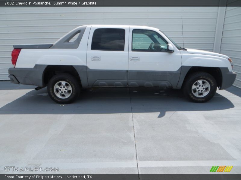 Summit White / Graphite 2002 Chevrolet Avalanche