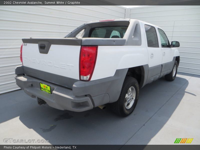 Summit White / Graphite 2002 Chevrolet Avalanche