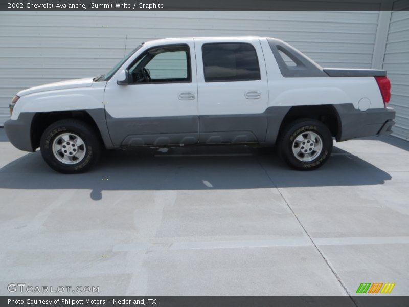 Summit White / Graphite 2002 Chevrolet Avalanche