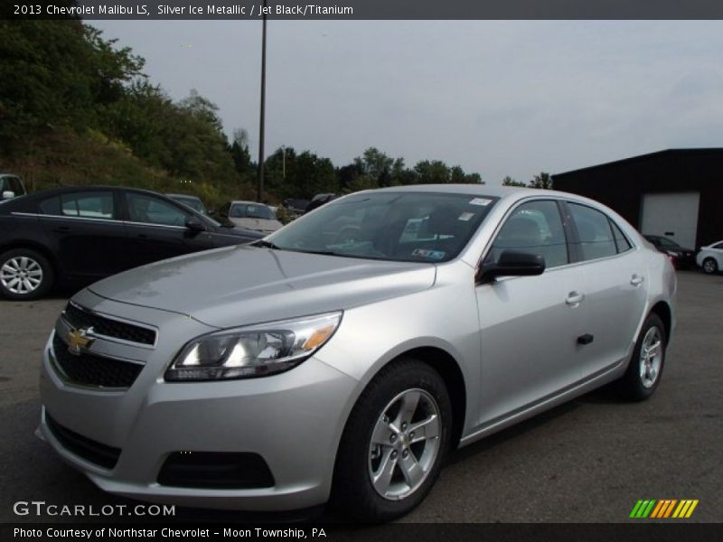 Silver Ice Metallic / Jet Black/Titanium 2013 Chevrolet Malibu LS
