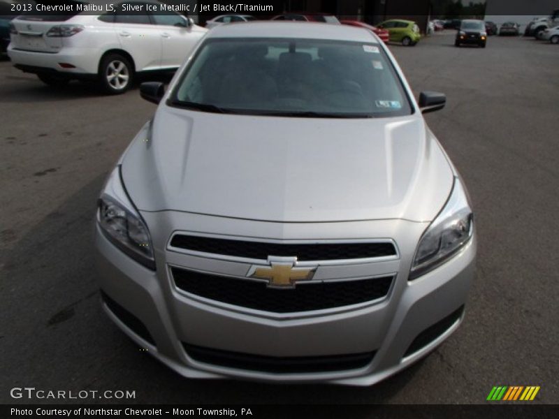Silver Ice Metallic / Jet Black/Titanium 2013 Chevrolet Malibu LS