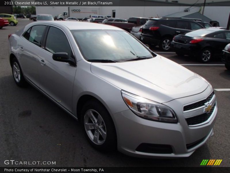 Silver Ice Metallic / Jet Black/Titanium 2013 Chevrolet Malibu LS