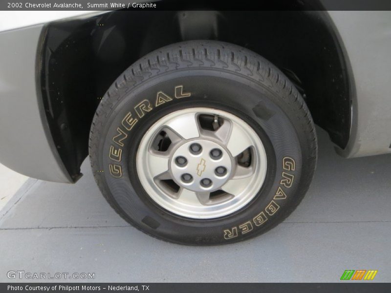 Summit White / Graphite 2002 Chevrolet Avalanche
