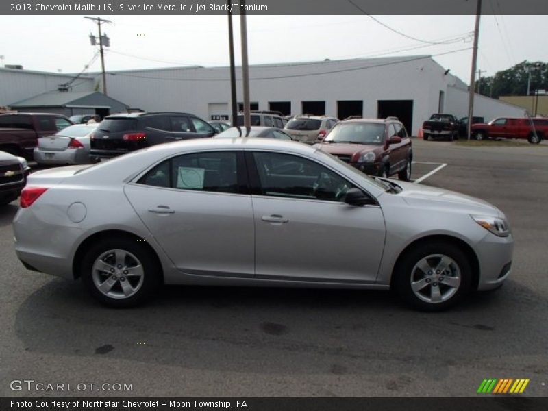 Silver Ice Metallic / Jet Black/Titanium 2013 Chevrolet Malibu LS