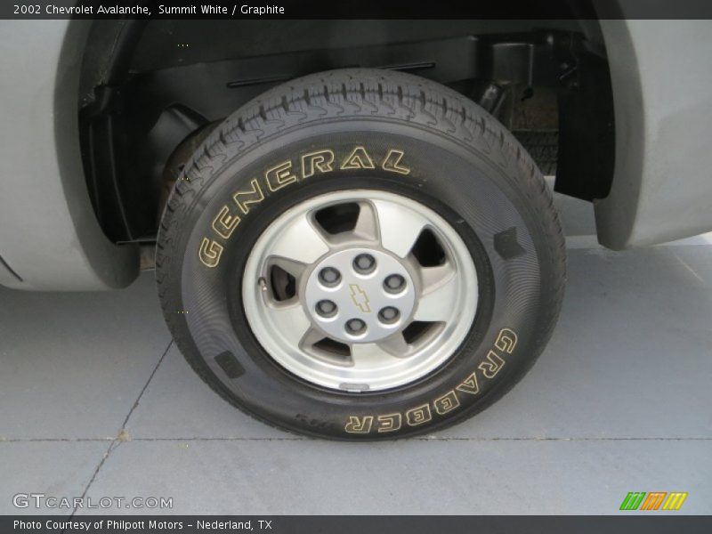 Summit White / Graphite 2002 Chevrolet Avalanche