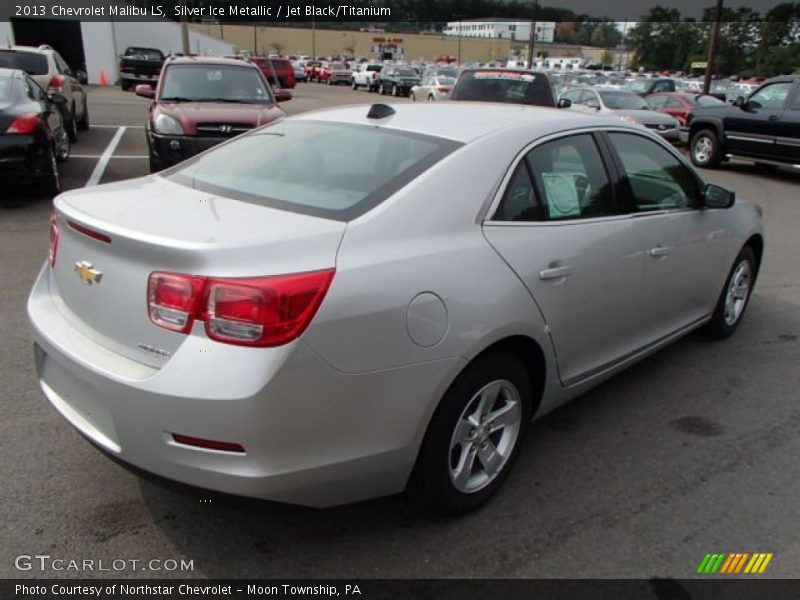 Silver Ice Metallic / Jet Black/Titanium 2013 Chevrolet Malibu LS