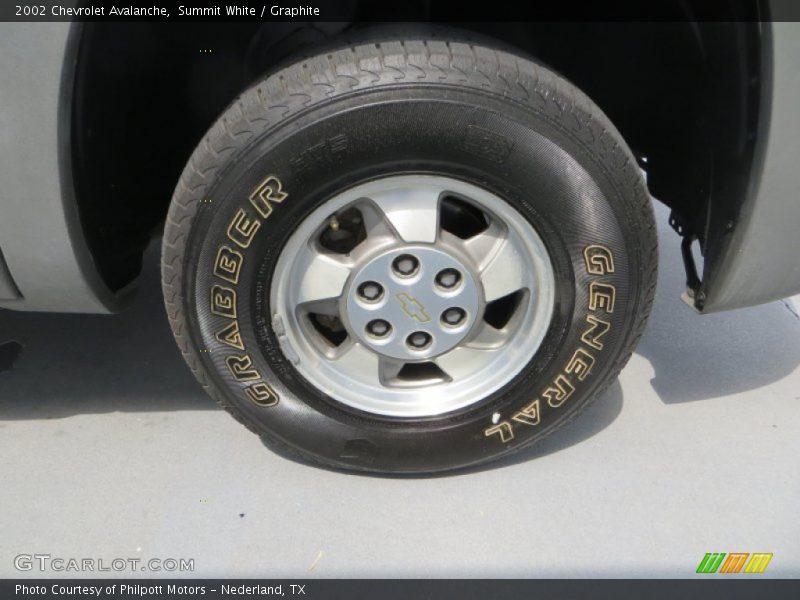 Summit White / Graphite 2002 Chevrolet Avalanche