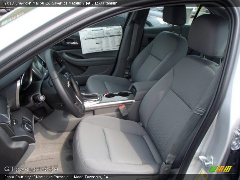 Silver Ice Metallic / Jet Black/Titanium 2013 Chevrolet Malibu LS