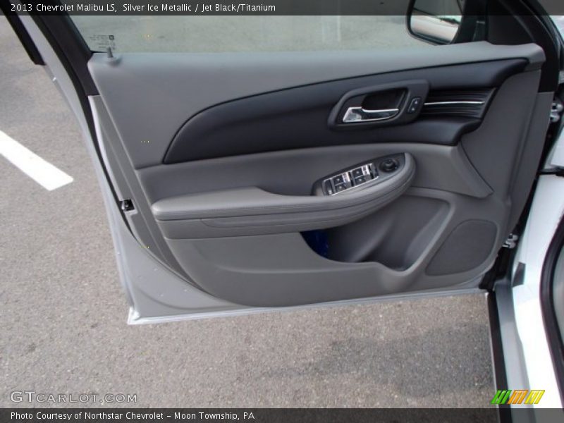 Silver Ice Metallic / Jet Black/Titanium 2013 Chevrolet Malibu LS