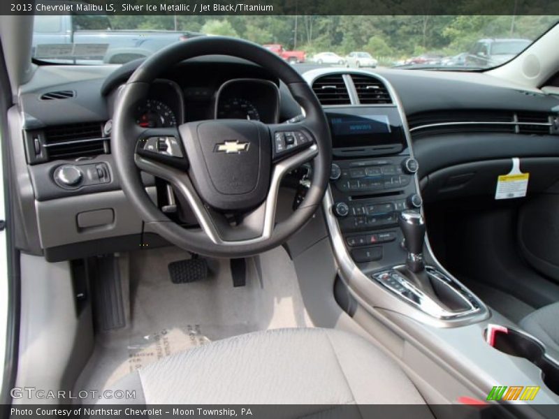 Silver Ice Metallic / Jet Black/Titanium 2013 Chevrolet Malibu LS