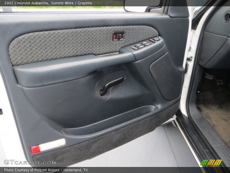 Summit White / Graphite 2002 Chevrolet Avalanche