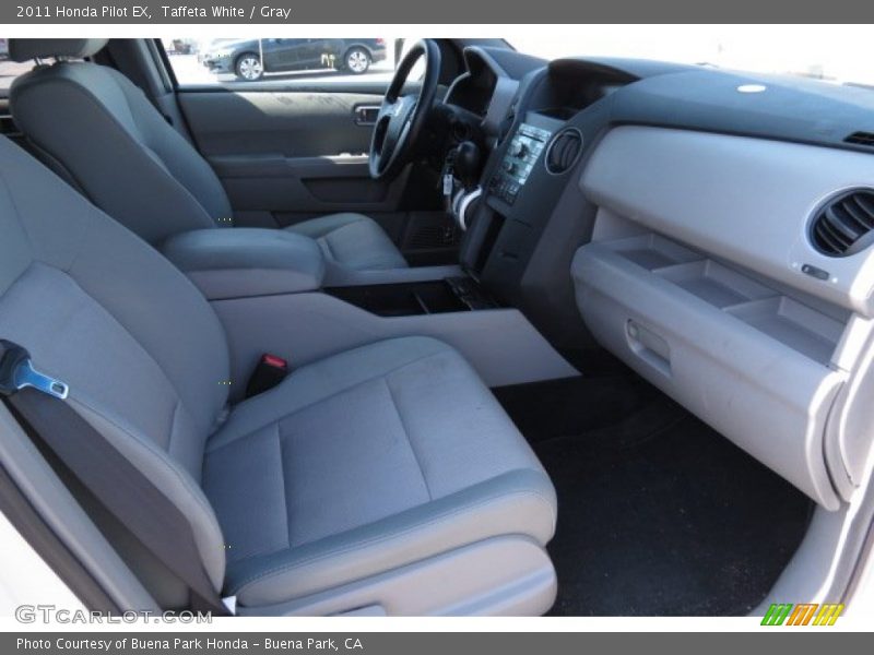 Taffeta White / Gray 2011 Honda Pilot EX
