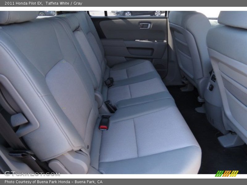 Taffeta White / Gray 2011 Honda Pilot EX