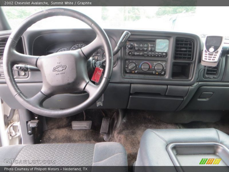 Summit White / Graphite 2002 Chevrolet Avalanche