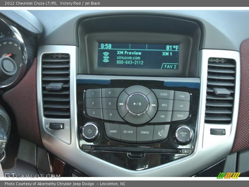 Victory Red / Jet Black 2012 Chevrolet Cruze LT/RS