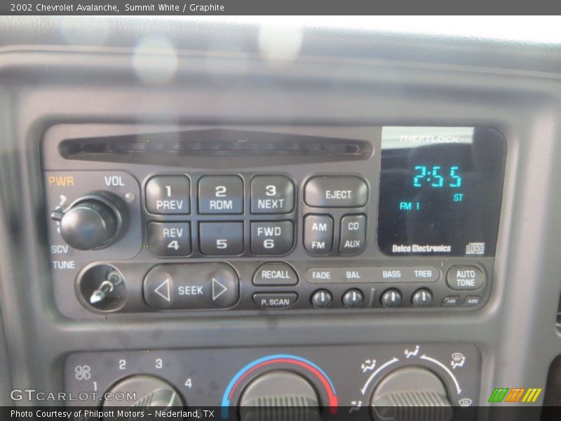 Summit White / Graphite 2002 Chevrolet Avalanche