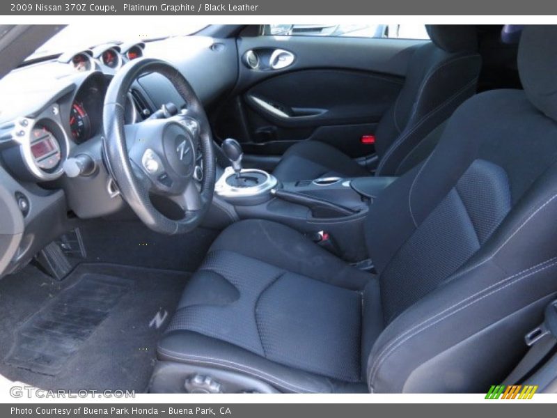 Platinum Graphite / Black Leather 2009 Nissan 370Z Coupe
